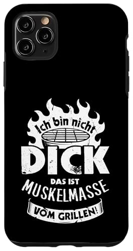 Grillen Muskelmasse vom Grillen Männer Vatertag Spruch Hülle für iPhone 11 Pro Max Grillen Muskelmasse vom Grillen Männer Vatertag Spruch Hülle für iPhone 11 Pro Max von Grillen Papa Muskelmasse BBQ Vatertag Geschenk