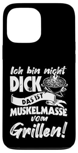 Grillen Muskelmasse vom Grillen Männer Vatertag Spruch Hülle für iPhone 13 Pro Max Grillen Muskelmasse vom Grillen Männer Vatertag Spruch Hülle für iPhone 13 Pro Max von Grillen Papa Muskelmasse BBQ Vatertag Geschenk