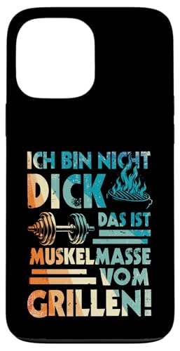 Grillen Muskelmasse vom Grillen Männer Vatertag Spruch Hülle für iPhone 13 Pro Max Grillen Muskelmasse vom Grillen Männer Vatertag Spruch Hülle für iPhone 13 Pro Max von Grillen Papa Muskelmasse BBQ Vatertag Geschenk