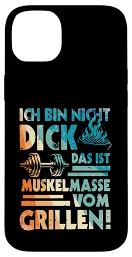 Grillen Muskelmasse vom Grillen Männer Vatertag Spruch Hülle für iPhone 14 Plus Grillen Muskelmasse vom Grillen Männer Vatertag Spruch Hülle für iPhone 14 Plus von Grillen Papa Muskelmasse BBQ Vatertag Geschenk