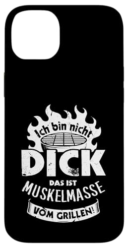 Grillen Muskelmasse vom Grillen Männer Vatertag Spruch Hülle für iPhone 14 Plus Grillen Muskelmasse vom Grillen Männer Vatertag Spruch Hülle für iPhone 14 Plus von Grillen Papa Muskelmasse BBQ Vatertag Geschenk