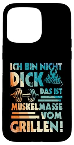 Grillen Muskelmasse vom Grillen Männer Vatertag Spruch Hülle für iPhone 15 Pro Max Grillen Muskelmasse vom Grillen Männer Vatertag Spruch Hülle für iPhone 15 Pro Max von Grillen Papa Muskelmasse BBQ Vatertag Geschenk