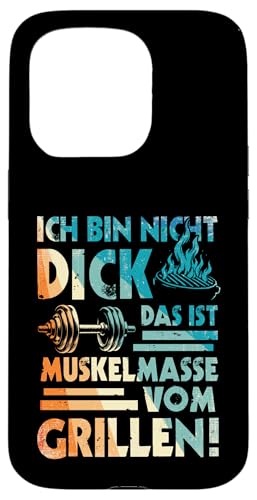 Grillen Muskelmasse vom Grillen Männer Vatertag Spruch Hülle für iPhone 15 Pro Grillen Muskelmasse vom Grillen Männer Vatertag Spruch Hülle für iPhone 15 Pro von Grillen Papa Muskelmasse BBQ Vatertag Geschenk