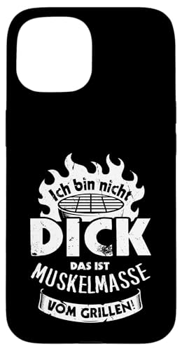 Grillen Muskelmasse vom Grillen Männer Vatertag Spruch Hülle für iPhone 15 Grillen Muskelmasse vom Grillen Männer Vatertag Spruch Hülle für iPhone 15 von Grillen Papa Muskelmasse BBQ Vatertag Geschenk