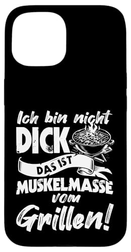 Grillen Muskelmasse vom Grillen Männer Vatertag Spruch Hülle für iPhone 15 Grillen Muskelmasse vom Grillen Männer Vatertag Spruch Hülle für iPhone 15 von Grillen Papa Muskelmasse BBQ Vatertag Geschenk