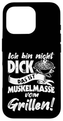 Grillen Muskelmasse vom Grillen Männer Vatertag Spruch Hülle für iPhone 16 Pro Grillen Muskelmasse vom Grillen Männer Vatertag Spruch Hülle für iPhone 16 Pro von Grillen Papa Muskelmasse BBQ Vatertag Geschenk