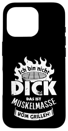 Grillen Muskelmasse vom Grillen Männer Vatertag Spruch Hülle für iPhone 16 Pro Grillen Muskelmasse vom Grillen Männer Vatertag Spruch Hülle für iPhone 16 Pro von Grillen Papa Muskelmasse BBQ Vatertag Geschenk