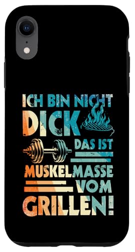 Grillen Muskelmasse vom Grillen Männer Vatertag Spruch Hülle für iPhone XR Grillen Muskelmasse vom Grillen Männer Vatertag Spruch Hülle für iPhone XR von Grillen Papa Muskelmasse BBQ Vatertag Geschenk