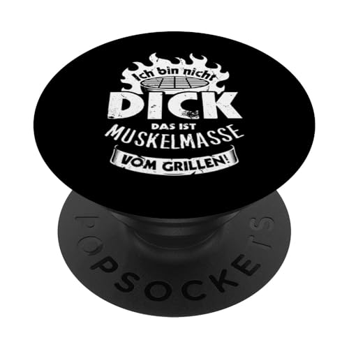 Grillen Muskelmasse vom Grillen Männer Vatertag Spruch PopSockets Klebender PopGrip Grillen Muskelmasse vom Grillen Männer Vatertag Spruch PopSockets Klebender PopGrip von Grillen Papa Muskelmasse BBQ Vatertag Geschenk