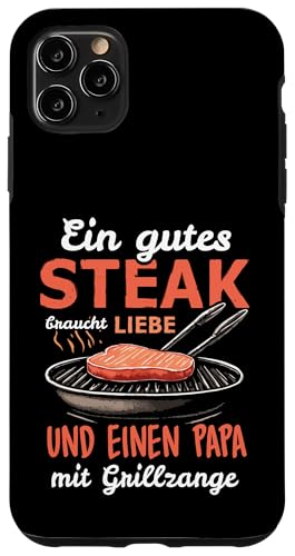 Grillen Steak Liebe Papa mit Grillzange Vatertag Männer Hülle für iPhone 11 Pro Max Grillen Steak Liebe Papa mit Grillzange Vatertag Männer Hülle für iPhone 11 Pro Max von Grillen Papa Steak Liebe Grillzange Vatertag BBQ