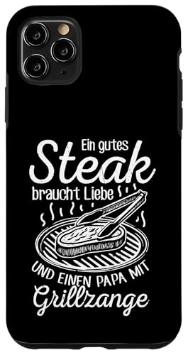 Grillen Steak Liebe Papa mit Grillzange Vatertag Männer Hülle für iPhone 11 Pro Max Grillen Steak Liebe Papa mit Grillzange Vatertag Männer Hülle für iPhone 11 Pro Max von Grillen Papa Steak Liebe Grillzange Vatertag BBQ