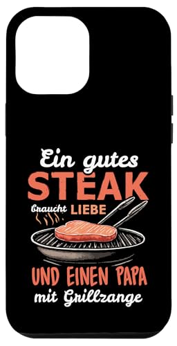 Grillen Steak Liebe Papa mit Grillzange Vatertag Männer Hülle für iPhone 12 Pro Max Grillen Steak Liebe Papa mit Grillzange Vatertag Männer Hülle für iPhone 12 Pro Max von Grillen Papa Steak Liebe Grillzange Vatertag BBQ