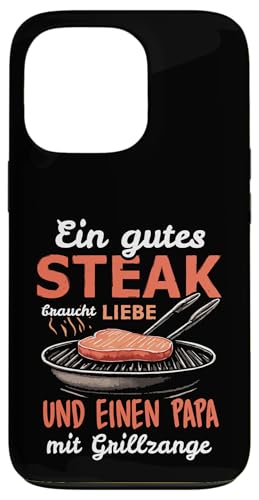 Grillen Steak Liebe Papa mit Grillzange Vatertag Männer Hülle für iPhone 13 Pro Grillen Steak Liebe Papa mit Grillzange Vatertag Männer Hülle für iPhone 13 Pro von Grillen Papa Steak Liebe Grillzange Vatertag BBQ