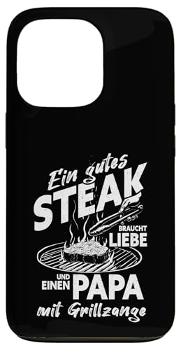 Grillen Steak Liebe Papa mit Grillzange Vatertag Männer Hülle für iPhone 13 Pro Grillen Steak Liebe Papa mit Grillzange Vatertag Männer Hülle für iPhone 13 Pro von Grillen Papa Steak Liebe Grillzange Vatertag BBQ