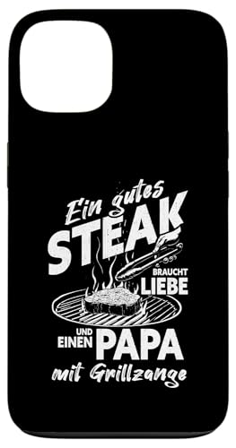 Grillen Steak Liebe Papa mit Grillzange Vatertag Männer Hülle für iPhone 13 Grillen Steak Liebe Papa mit Grillzange Vatertag Männer Hülle für iPhone 13 von Grillen Papa Steak Liebe Grillzange Vatertag BBQ