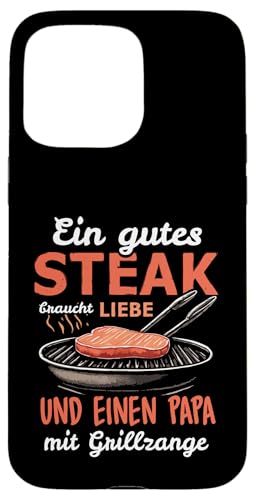 Grillen Steak Liebe Papa mit Grillzange Vatertag Männer Hülle für iPhone 15 Pro Max Grillen Steak Liebe Papa mit Grillzange Vatertag Männer Hülle für iPhone 15 Pro Max von Grillen Papa Steak Liebe Grillzange Vatertag BBQ