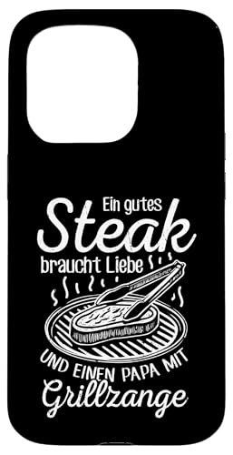 Grillen Steak Liebe Papa mit Grillzange Vatertag Männer Hülle für iPhone 15 Pro Grillen Steak Liebe Papa mit Grillzange Vatertag Männer Hülle für iPhone 15 Pro von Grillen Papa Steak Liebe Grillzange Vatertag BBQ