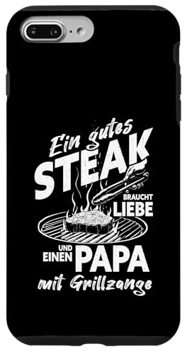 Grillen Steak Liebe Papa mit Grillzange Vatertag Männer Hülle für iPhone 7 Plus/8 Plus Grillen Steak Liebe Papa mit Grillzange Vatertag Männer Hülle für iPhone 7 Plus/8 Plus von Grillen Papa Steak Liebe Grillzange Vatertag BBQ