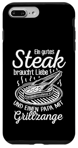 Grillen Steak Liebe Papa mit Grillzange Vatertag Männer Hülle für iPhone 7 Plus/8 Plus Grillen Steak Liebe Papa mit Grillzange Vatertag Männer Hülle für iPhone 7 Plus/8 Plus von Grillen Papa Steak Liebe Grillzange Vatertag BBQ