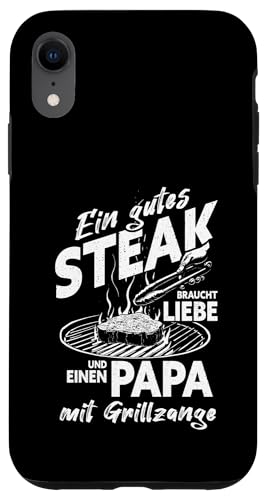 Grillen Steak Liebe Papa mit Grillzange Vatertag Männer Hülle für iPhone XR Grillen Steak Liebe Papa mit Grillzange Vatertag Männer Hülle für iPhone XR von Grillen Papa Steak Liebe Grillzange Vatertag BBQ