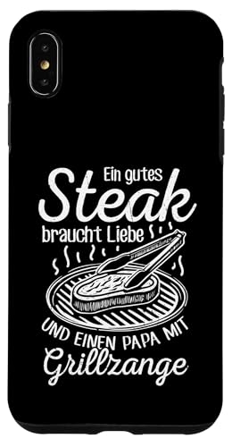 Grillen Steak Liebe Papa mit Grillzange Vatertag Männer Hülle für iPhone XS Max Grillen Steak Liebe Papa mit Grillzange Vatertag Männer Hülle für iPhone XS Max von Grillen Papa Steak Liebe Grillzange Vatertag BBQ