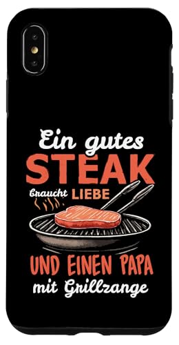 Grillen Steak Liebe Papa mit Grillzange Vatertag Männer Hülle für iPhone XS Max Grillen Steak Liebe Papa mit Grillzange Vatertag Männer Hülle für iPhone XS Max von Grillen Papa Steak Liebe Grillzange Vatertag BBQ