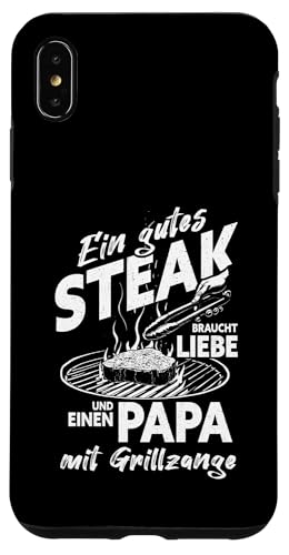Grillen Steak Liebe Papa mit Grillzange Vatertag Männer Hülle für iPhone XS Max Grillen Steak Liebe Papa mit Grillzange Vatertag Männer Hülle für iPhone XS Max von Grillen Papa Steak Liebe Grillzange Vatertag BBQ