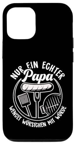 Grillen Nur Ein Echter Papa Wendet Vatertag Männer Papa Hülle für iPhone 12/12 Pro Grillen Nur Ein Echter Papa Wendet Vatertag Männer Papa Hülle für iPhone 12/12 Pro von Grillen Papa Würstchen Würde Vatertag Geschenk