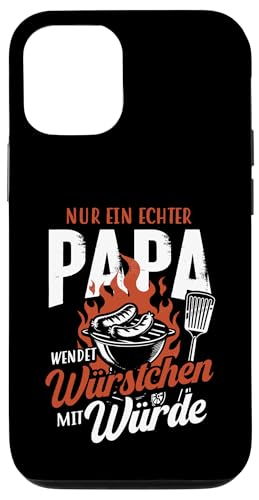 Grillen Nur Ein Echter Papa Wendet Vatertag Männer Papa Hülle für iPhone 12/12 Pro Grillen Nur Ein Echter Papa Wendet Vatertag Männer Papa Hülle für iPhone 12/12 Pro von Grillen Papa Würstchen Würde Vatertag Geschenk