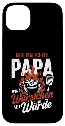Grillen Nur Ein Echter Papa Wendet Vatertag Männer Papa Hülle für iPhone 14 Plus Grillen Nur Ein Echter Papa Wendet Vatertag Männer Papa Hülle für iPhone 14 Plus von Grillen Papa Würstchen Würde Vatertag Geschenk