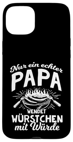 Grillen Nur Ein Echter Papa Wendet Vatertag Männer Papa Hülle für iPhone 15 Plus Grillen Nur Ein Echter Papa Wendet Vatertag Männer Papa Hülle für iPhone 15 Plus von Grillen Papa Würstchen Würde Vatertag Geschenk