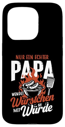 Grillen Nur Ein Echter Papa Wendet Vatertag Männer Papa Hülle für iPhone 15 Pro Grillen Nur Ein Echter Papa Wendet Vatertag Männer Papa Hülle für iPhone 15 Pro von Grillen Papa Würstchen Würde Vatertag Geschenk