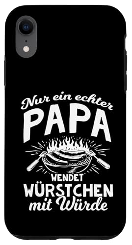 Grillen Nur Ein Echter Papa Wendet Vatertag Männer Papa Hülle für iPhone XR Grillen Nur Ein Echter Papa Wendet Vatertag Männer Papa Hülle für iPhone XR von Grillen Papa Würstchen Würde Vatertag Geschenk