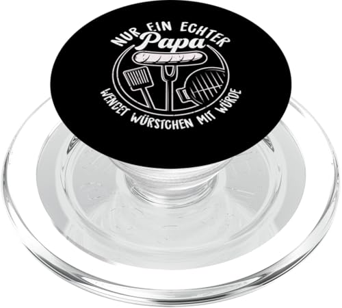 Grillen Nur Ein Echter Papa Wendet Vatertag Männer Papa PopSockets PopGrip für MagSafe Grillen Nur Ein Echter Papa Wendet Vatertag Männer Papa PopSockets PopGrip für MagSafe von Grillen Papa Würstchen Würde Vatertag Geschenk