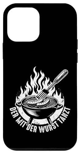 Grillen Der mit der Wurst tanzt BBQ Vatertag Mann Hülle für iPhone 12 mini von Grillen Papa Wurst BBQ Geschenk Vatertag