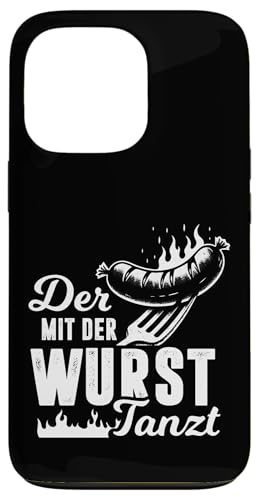 Grillen Der mit der Wurst tanzt BBQ Vatertag Mann Hülle für iPhone 13 Pro Grillen Der mit der Wurst tanzt BBQ Vatertag Mann Hülle für iPhone 13 Pro von Grillen Papa Wurst BBQ Geschenk Vatertag