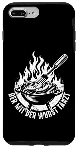 Grillen Der mit der Wurst tanzt BBQ Vatertag Mann Hülle für iPhone 7 Plus/8 Plus Grillen Der mit der Wurst tanzt BBQ Vatertag Mann Hülle für iPhone 7 Plus/8 Plus von Grillen Papa Wurst BBQ Geschenk Vatertag