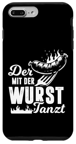 Grillen Der mit der Wurst tanzt BBQ Vatertag Mann Hülle für iPhone 7 Plus/8 Plus Grillen Der mit der Wurst tanzt BBQ Vatertag Mann Hülle für iPhone 7 Plus/8 Plus von Grillen Papa Wurst BBQ Geschenk Vatertag