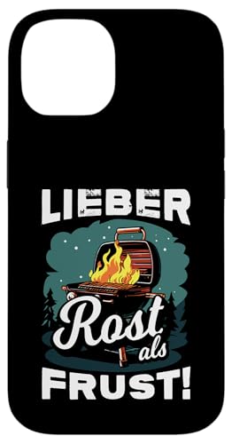 Grillen Lieber Rost als Frust Männer Vatertag Spruch Papa Hülle für iPhone 14 Grillen Lieber Rost als Frust Männer Vatertag Spruch Papa Hülle für iPhone 14 von Grillen Rost statt Frust Papa Geschenk Vatertag