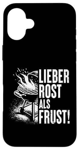 Grillen Lieber Rost als Frust Männer Vatertag Spruch Papa Hülle für iPhone 16 Plus Grillen Lieber Rost als Frust Männer Vatertag Spruch Papa Hülle für iPhone 16 Plus von Grillen Rost statt Frust Papa Geschenk Vatertag