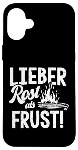 Grillen Lieber Rost als Frust Männer Vatertag Spruch Papa Hülle für iPhone 16 Plus Grillen Lieber Rost als Frust Männer Vatertag Spruch Papa Hülle für iPhone 16 Plus von Grillen Rost statt Frust Papa Geschenk Vatertag