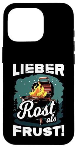 Grillen Lieber Rost als Frust Männer Vatertag Spruch Papa Hülle für iPhone 16 Pro Grillen Lieber Rost als Frust Männer Vatertag Spruch Papa Hülle für iPhone 16 Pro von Grillen Rost statt Frust Papa Geschenk Vatertag