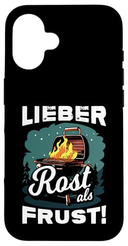 Grillen Lieber Rost als Frust Männer Vatertag Spruch Papa Hülle für iPhone 16 Grillen Lieber Rost als Frust Männer Vatertag Spruch Papa Hülle für iPhone 16 von Grillen Rost statt Frust Papa Geschenk Vatertag