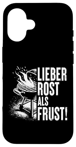 Grillen Lieber Rost als Frust Männer Vatertag Spruch Papa Hülle für iPhone 16 Grillen Lieber Rost als Frust Männer Vatertag Spruch Papa Hülle für iPhone 16 von Grillen Rost statt Frust Papa Geschenk Vatertag