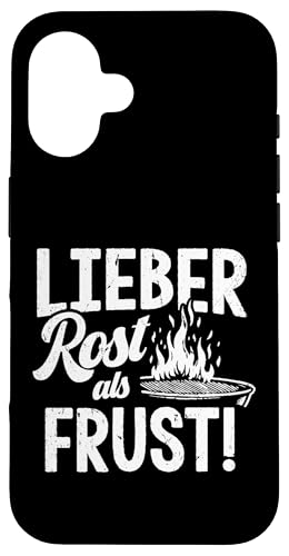 Grillen Lieber Rost als Frust Männer Vatertag Spruch Papa Hülle für iPhone 16 Grillen Lieber Rost als Frust Männer Vatertag Spruch Papa Hülle für iPhone 16 von Grillen Rost statt Frust Papa Geschenk Vatertag