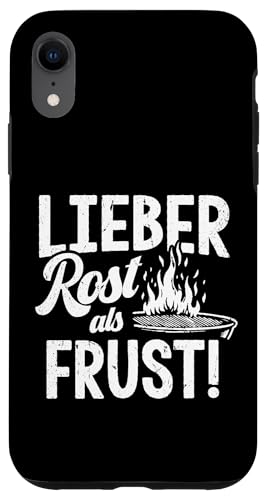 Grillen Lieber Rost als Frust Männer Vatertag Spruch Papa Hülle für iPhone XR Grillen Lieber Rost als Frust Männer Vatertag Spruch Papa Hülle für iPhone XR von Grillen Rost statt Frust Papa Geschenk Vatertag