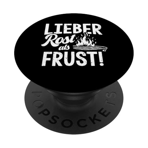 Grillen Lieber Rost als Frust Männer Vatertag Spruch Papa PopSockets Klebender PopGrip Grillen Lieber Rost als Frust Männer Vatertag Spruch Papa PopSockets Klebender PopGrip von Grillen Rost statt Frust Papa Geschenk Vatertag
