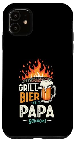Grill An Bier Kalt Papa Glücklich Vatertag BBQ Grillen Hülle für iPhone 11 Grill An Bier Kalt Papa Glücklich Vatertag BBQ Grillen Hülle für iPhone 11 von Grillen Vatertag Grillmeister BBQ Papa Geschenk
