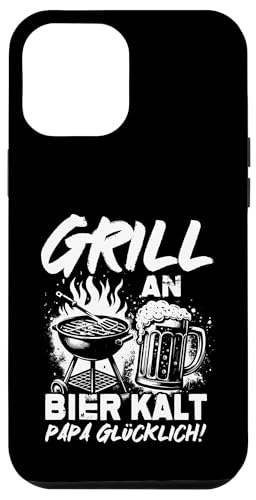 Grill An Bier Kalt Papa Glücklich Vatertag BBQ Grillen Hülle für iPhone 12 Pro Max von Grillen Vatertag Grillmeister BBQ Papa Geschenk