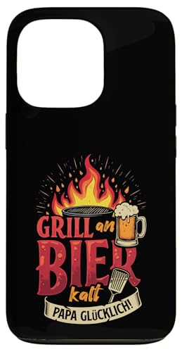 Grill An Bier Kalt Papa Glücklich Vatertag BBQ Grillen Hülle für iPhone 13 Pro Grill An Bier Kalt Papa Glücklich Vatertag BBQ Grillen Hülle für iPhone 13 Pro von Grillen Vatertag Grillmeister BBQ Papa Geschenk